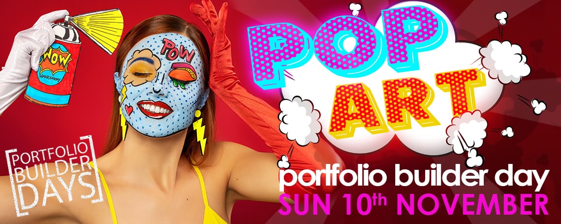 Pop Art Portfolio Builder Day Styled Studio Day Milton Keynes